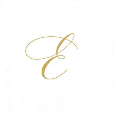 Initials Cocktail Towels E