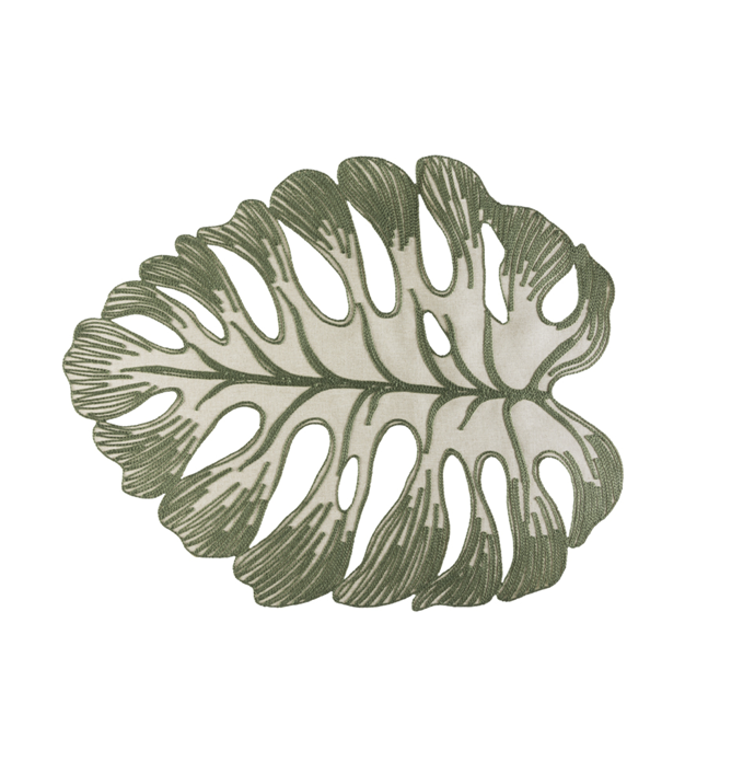 Individual Hoja Monstera S/4