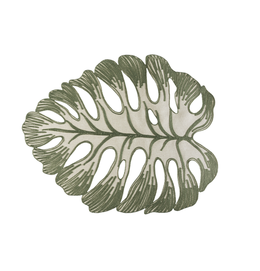 Individual Hoja Monstera S/4