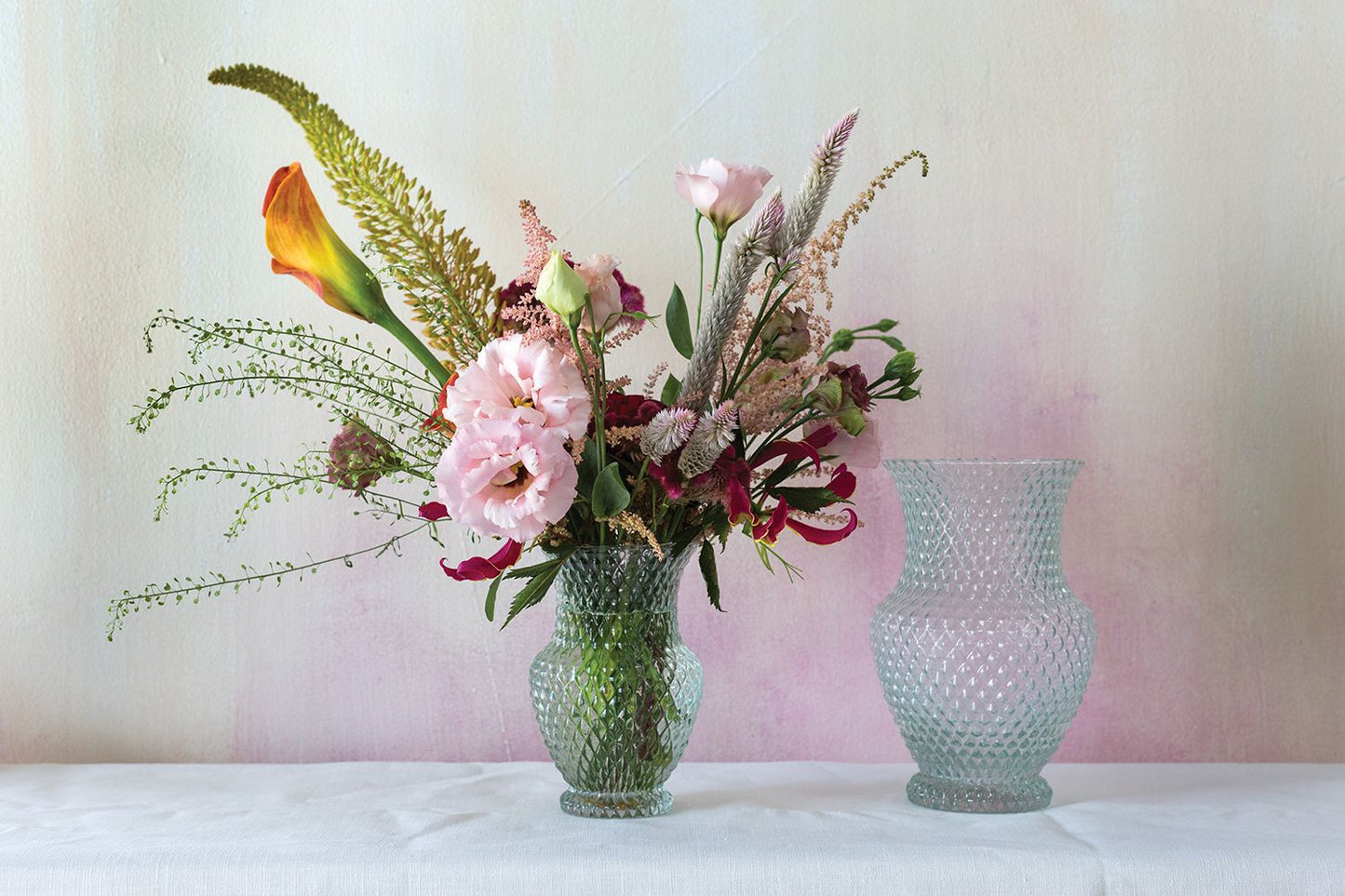 Roseland Mint Glass Vase