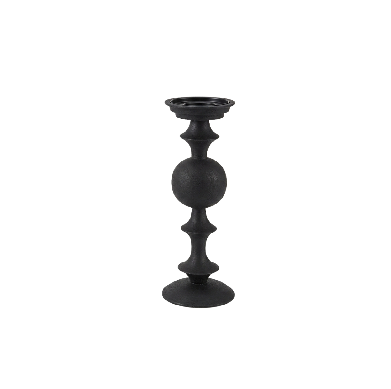 Black Matte Metal Candleholders