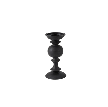 Black Matte Metal Candleholders