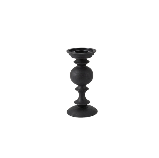 Black Matte Metal Candleholders