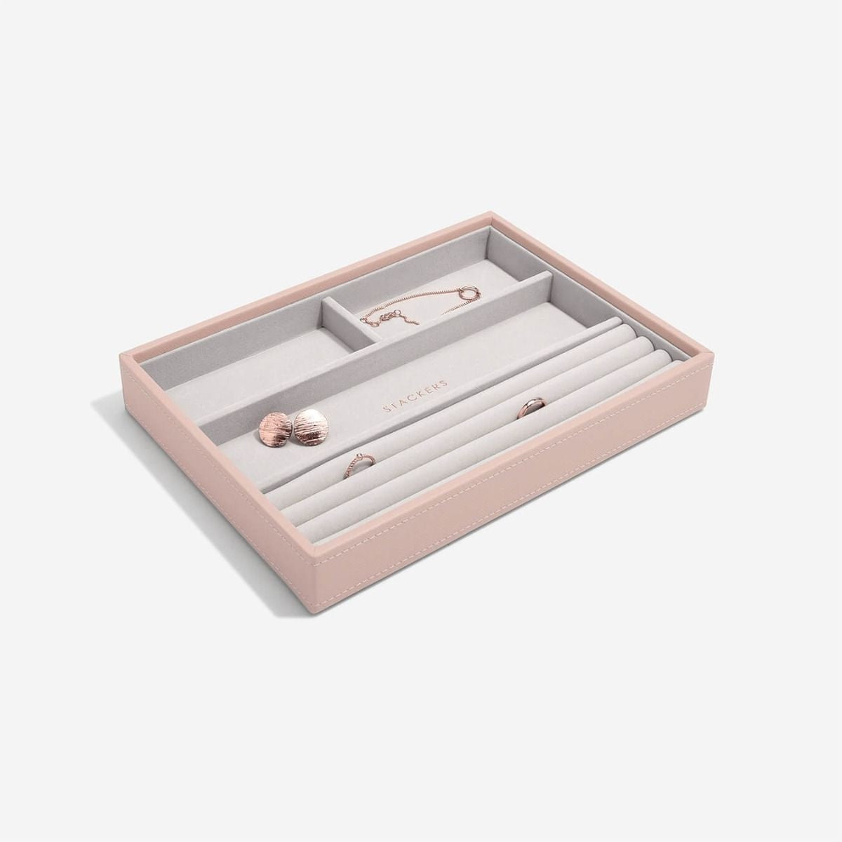 Luxe 4 Section Jewelry Case