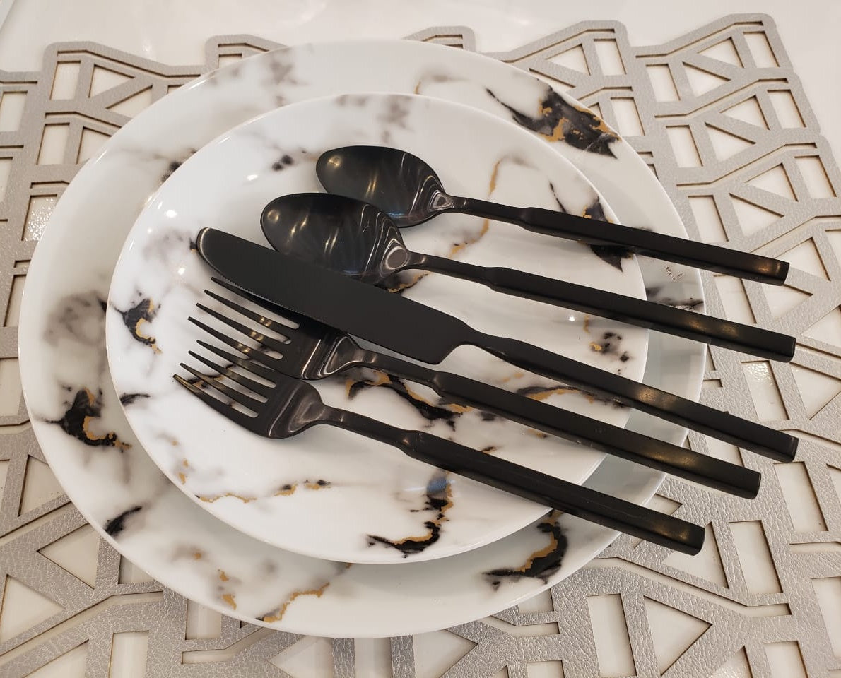 Cubit Matte Black Flatware