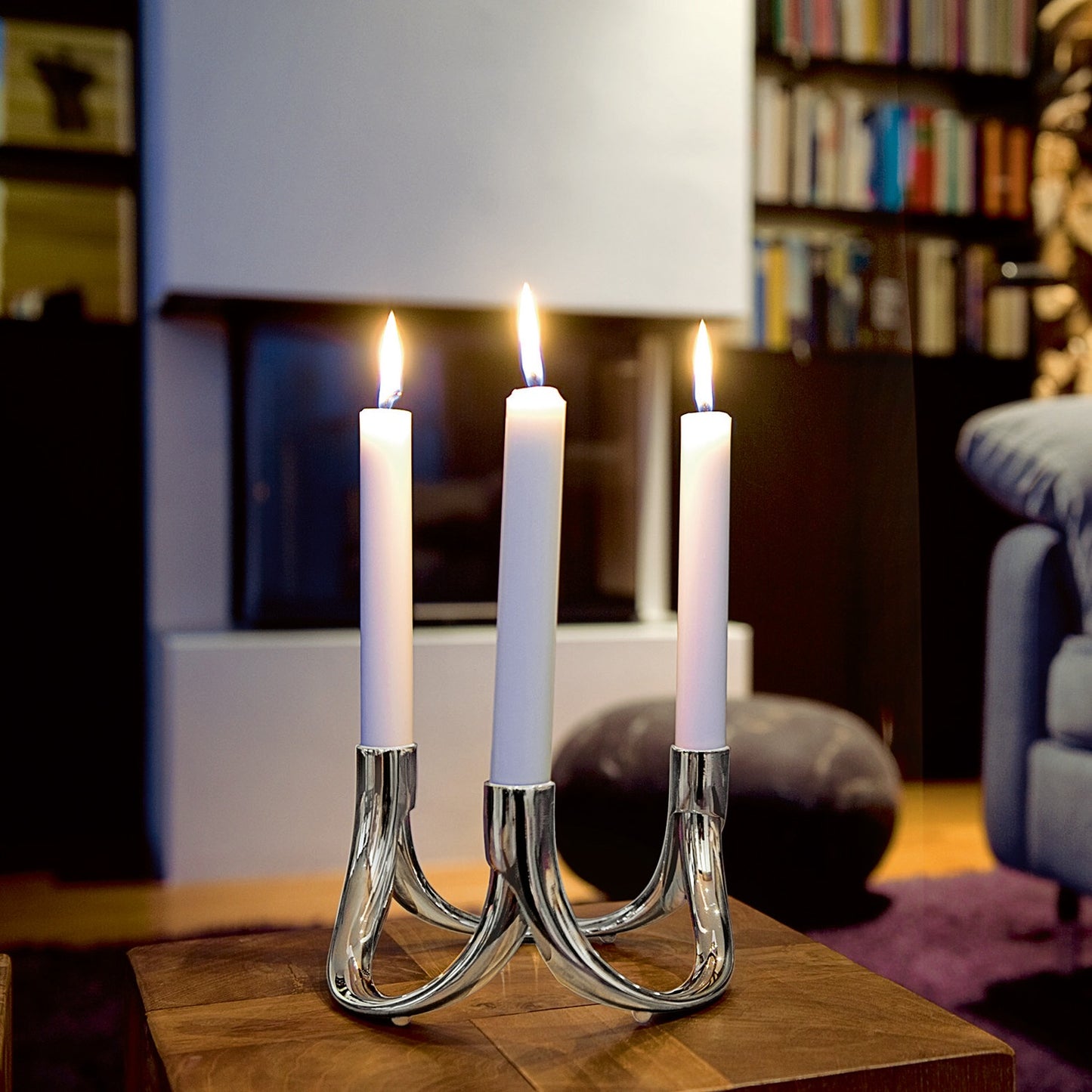 Bow 3 Pcs Candle Holder