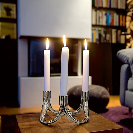 Bow 3 Pcs Candle Holder