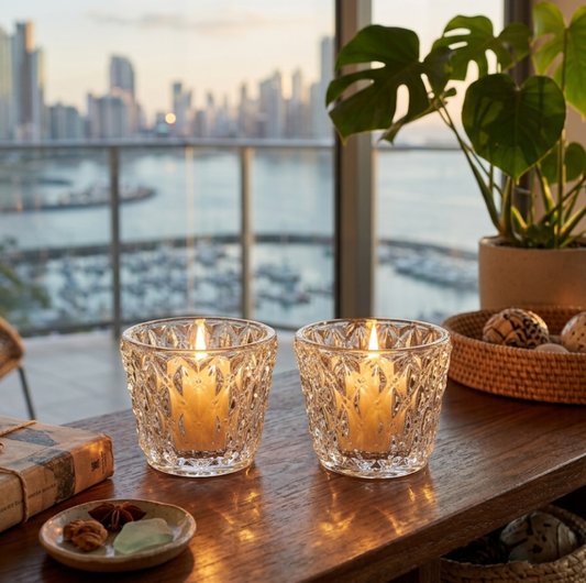 Diamond Votive Holders