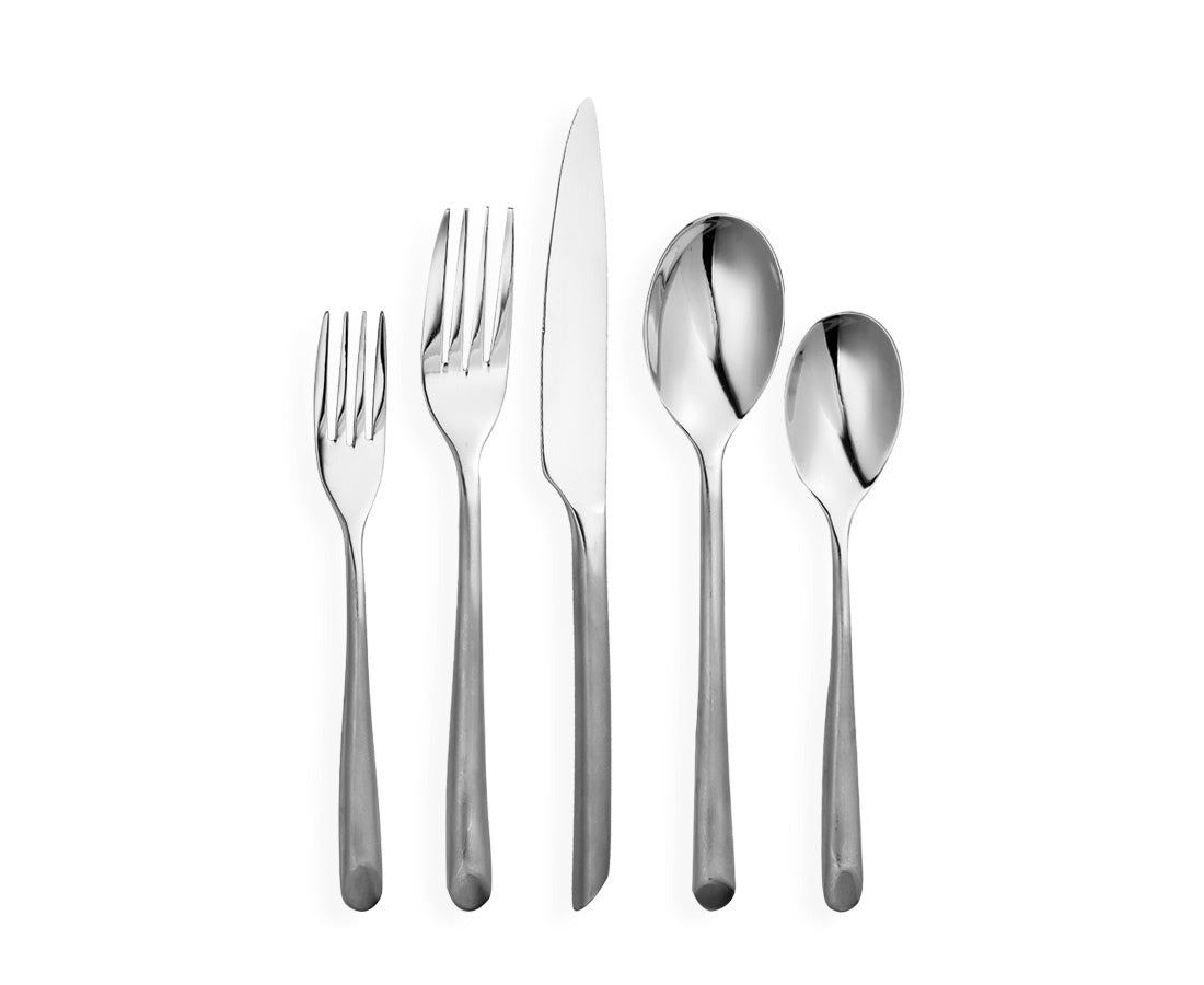 Towle Living Wave 42 -Piece Stainless Steel Flatware Set