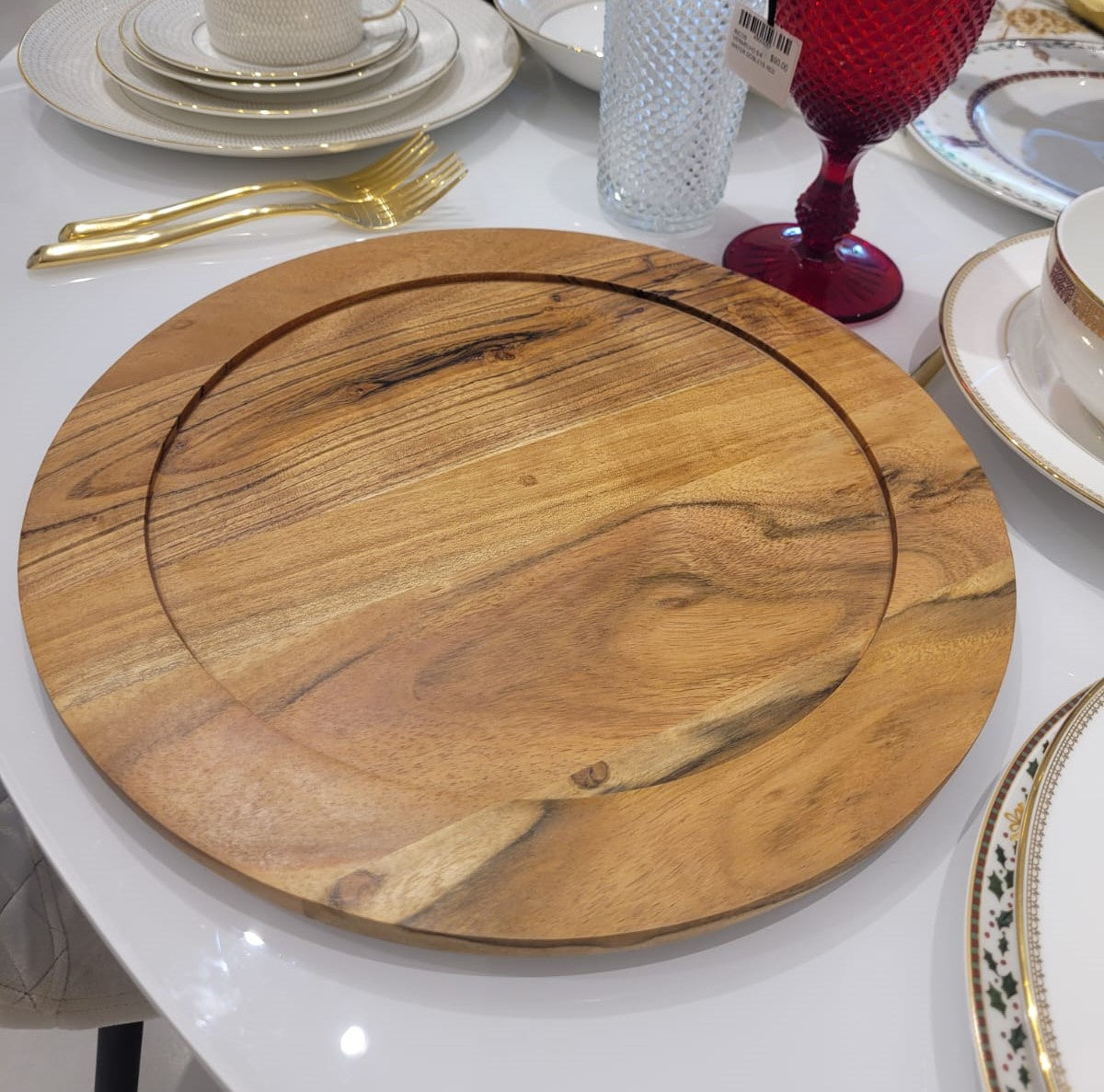 Wooden Plate Charger