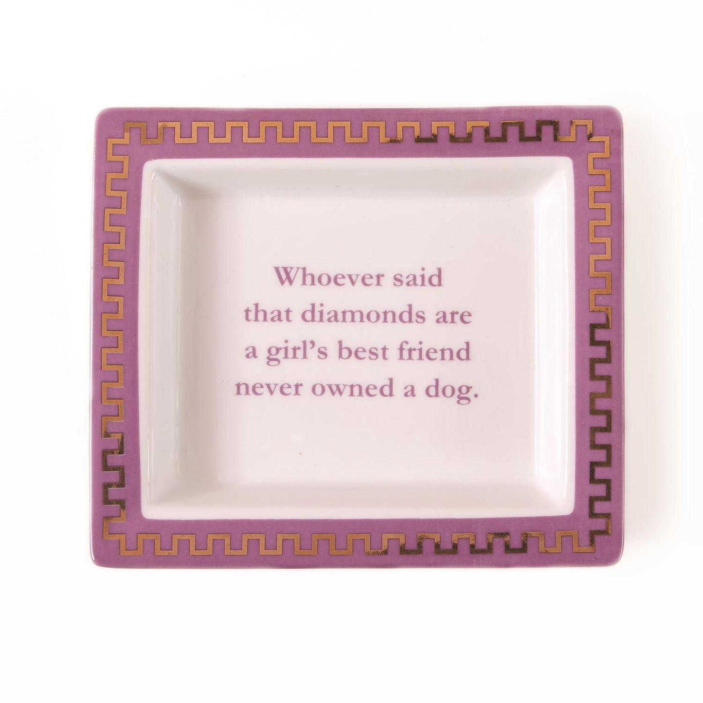 "Whoever Said" Decorative Plate