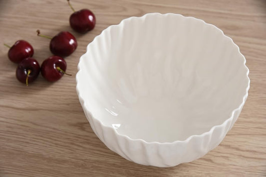 MAS-White Round Cereal Soup Bowl