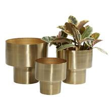 Metal Gold Planter S/3