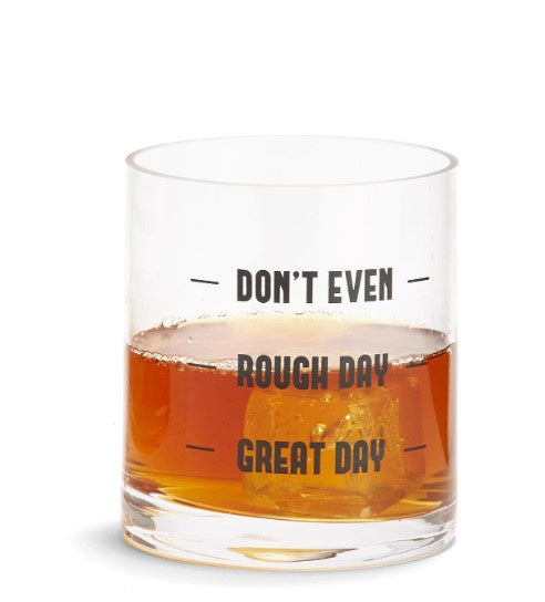 "Don't Even" Double Old Fashioned Glass