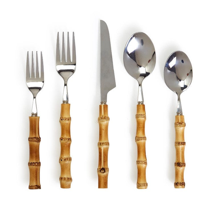 Natural Bamboo Flatware Set (20pc)