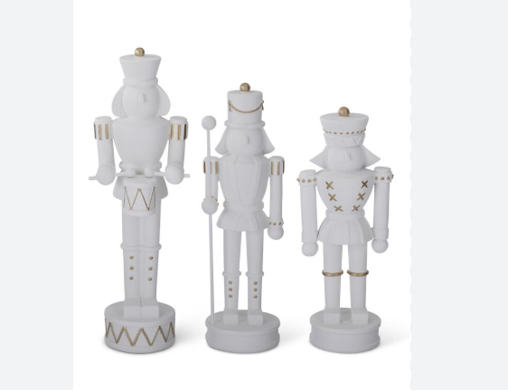 White Resin Nutcrackers | Details Panamá