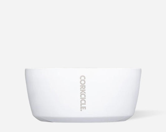 Dog Bowl- Gloss White 16Oz