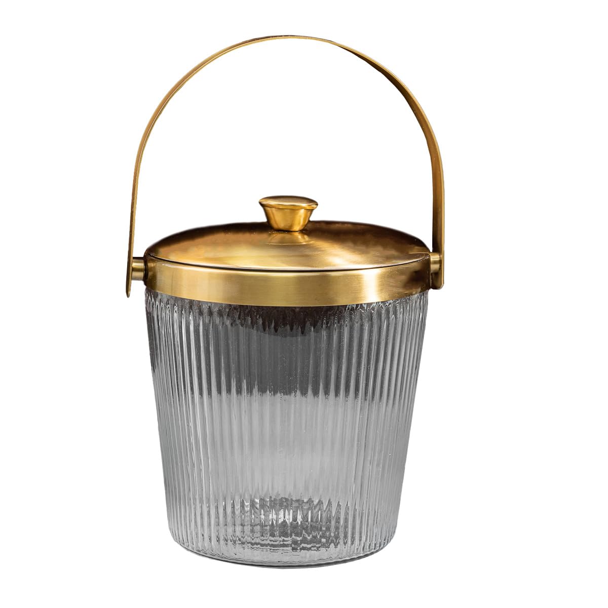 Stainless Steel Glass Ice Bucket with Lid | Details Panamá