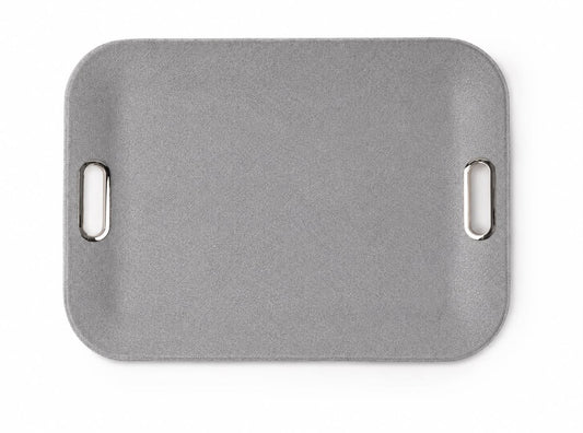 Large Plastic Tray With Metal Handles