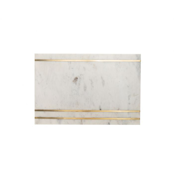 Marble Board w/ Brass Inlay