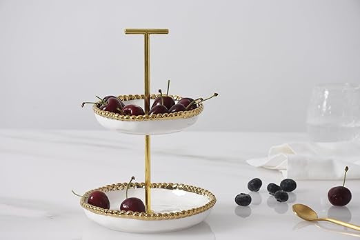 CER-White Gold Mini 2 Tier Stand