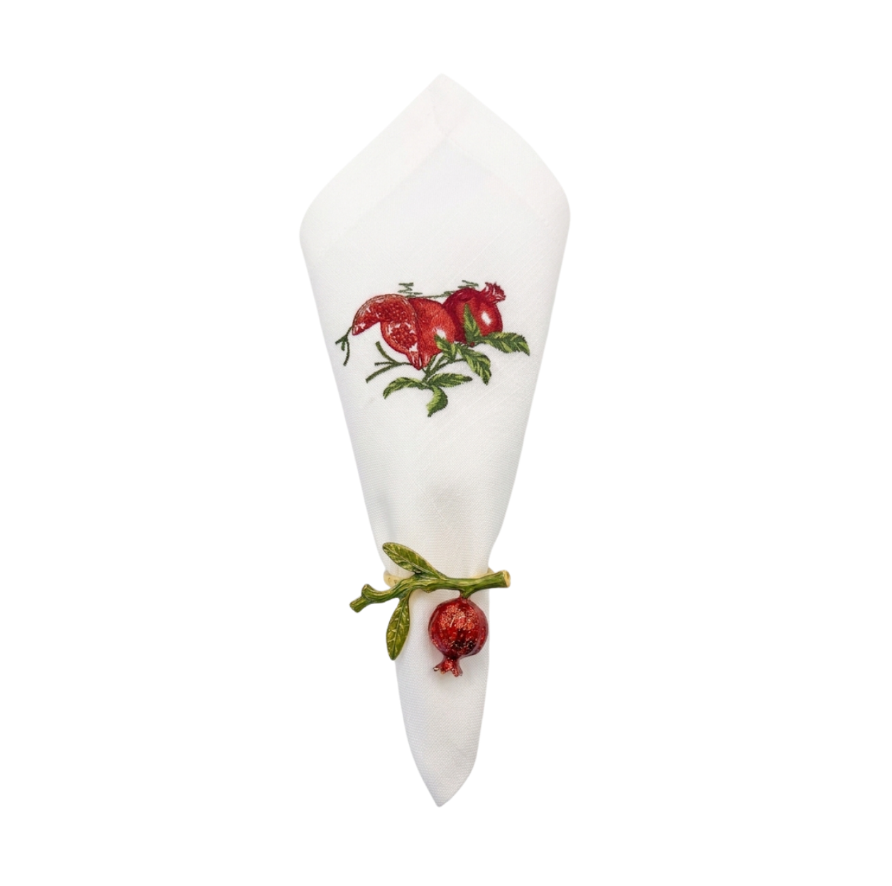 Embroidered Pomegranate Napkin 20X20