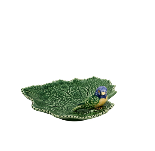 Leaf Tray With Blue Bird