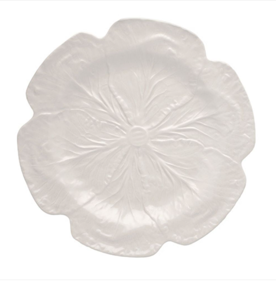 Cabbage Crème Charger Plate