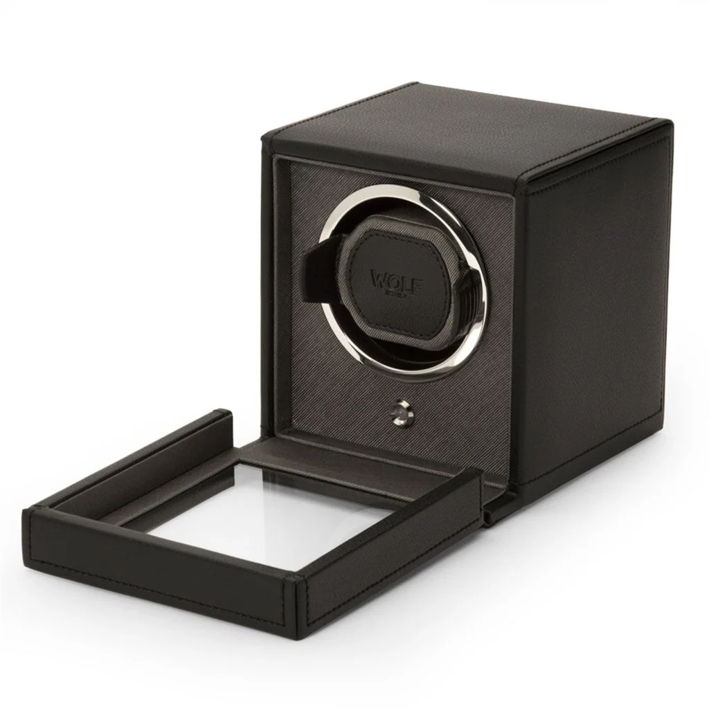 Black Cub Watch Winders W/ Cover | Details Panamá