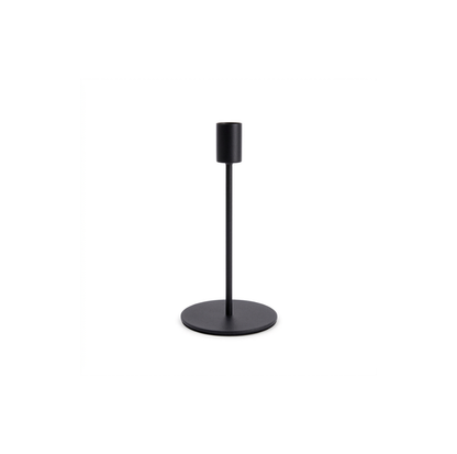 Metal Candle Holder 10 X 20cm blk