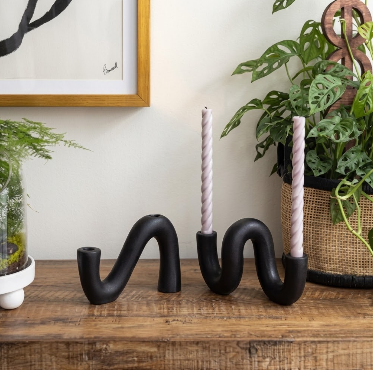 Xavier Candle Holder Medidas: 7.75 x 1.5 x 5.25 pulg