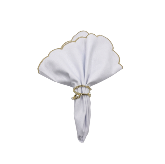 Cuff Napkin Rings W/ Pearls