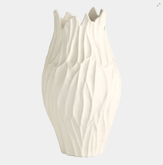 Matte White Bloom Vases
