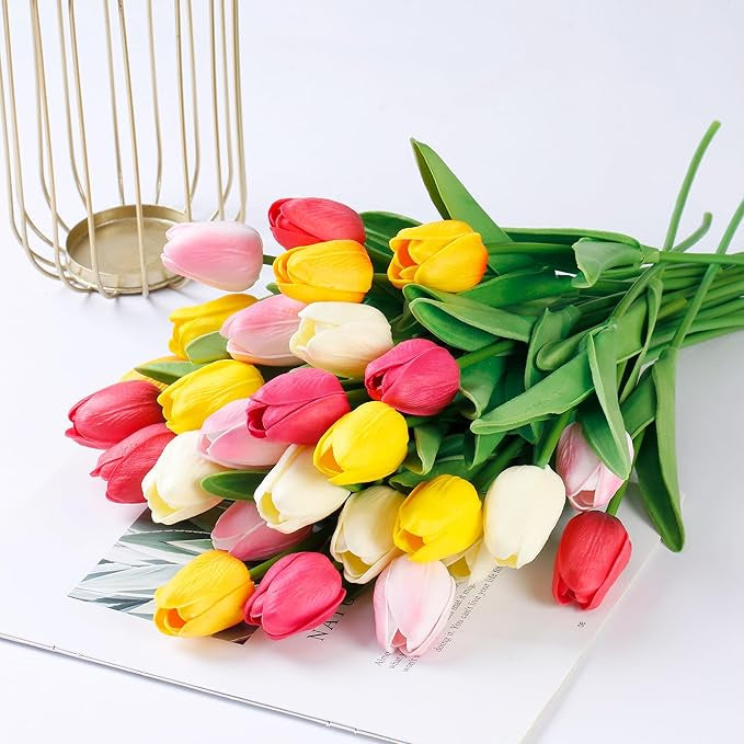 Single Real Touch Mini Tulip