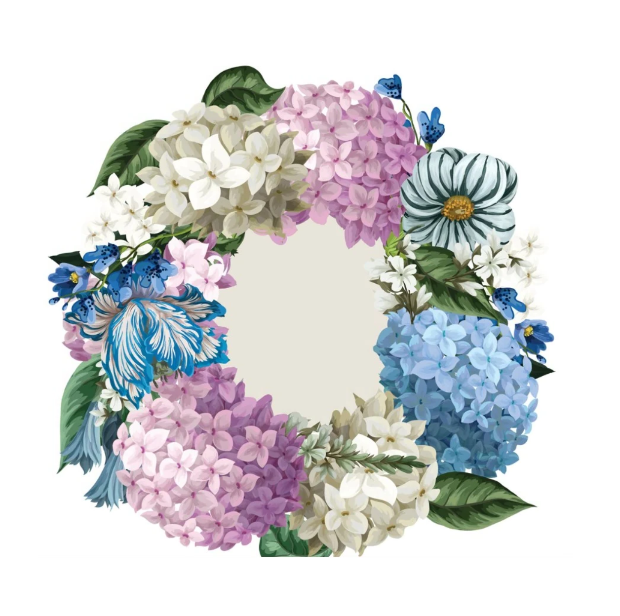 Hortensias Spill-Proof Placemats S/4