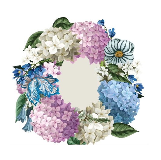 Hortensias Spill-Proof Placemats S/4