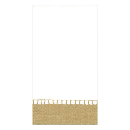 Gold Linen Border Napkins | Details Panamá