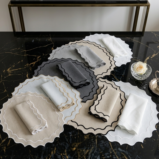 Navy Placemat Set/4