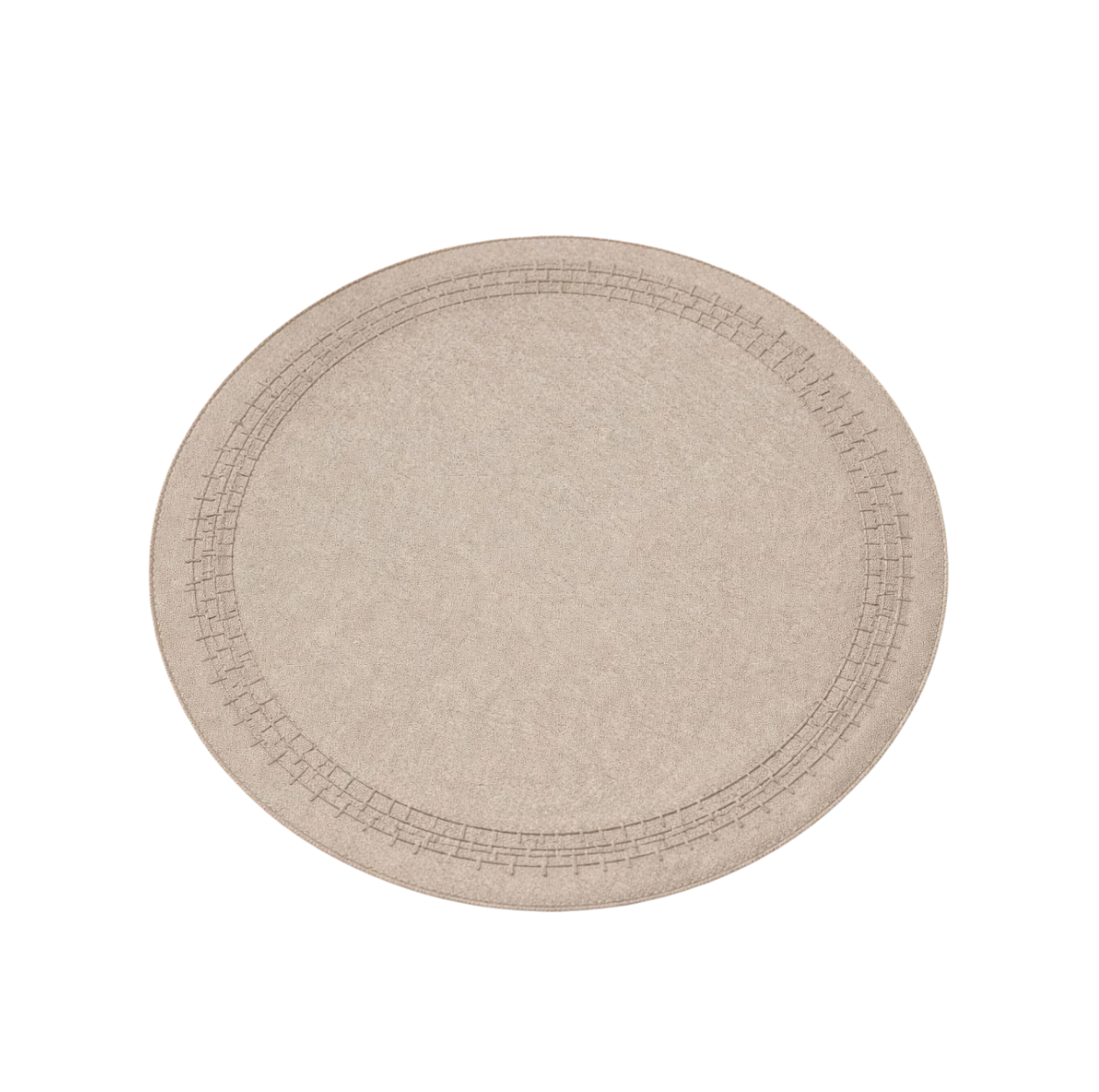 Round Brick Placemat / Victoria W/Leather Band