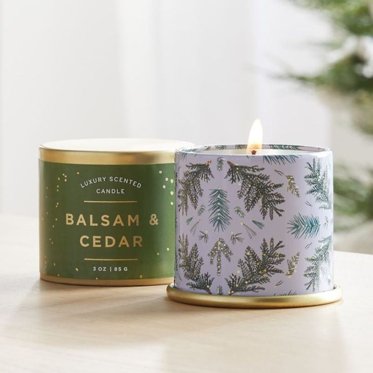 Balsam & Cedar Demi Tin Candle 3 oz