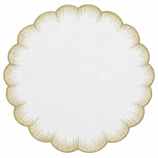 Scalloped Placemats S/4
