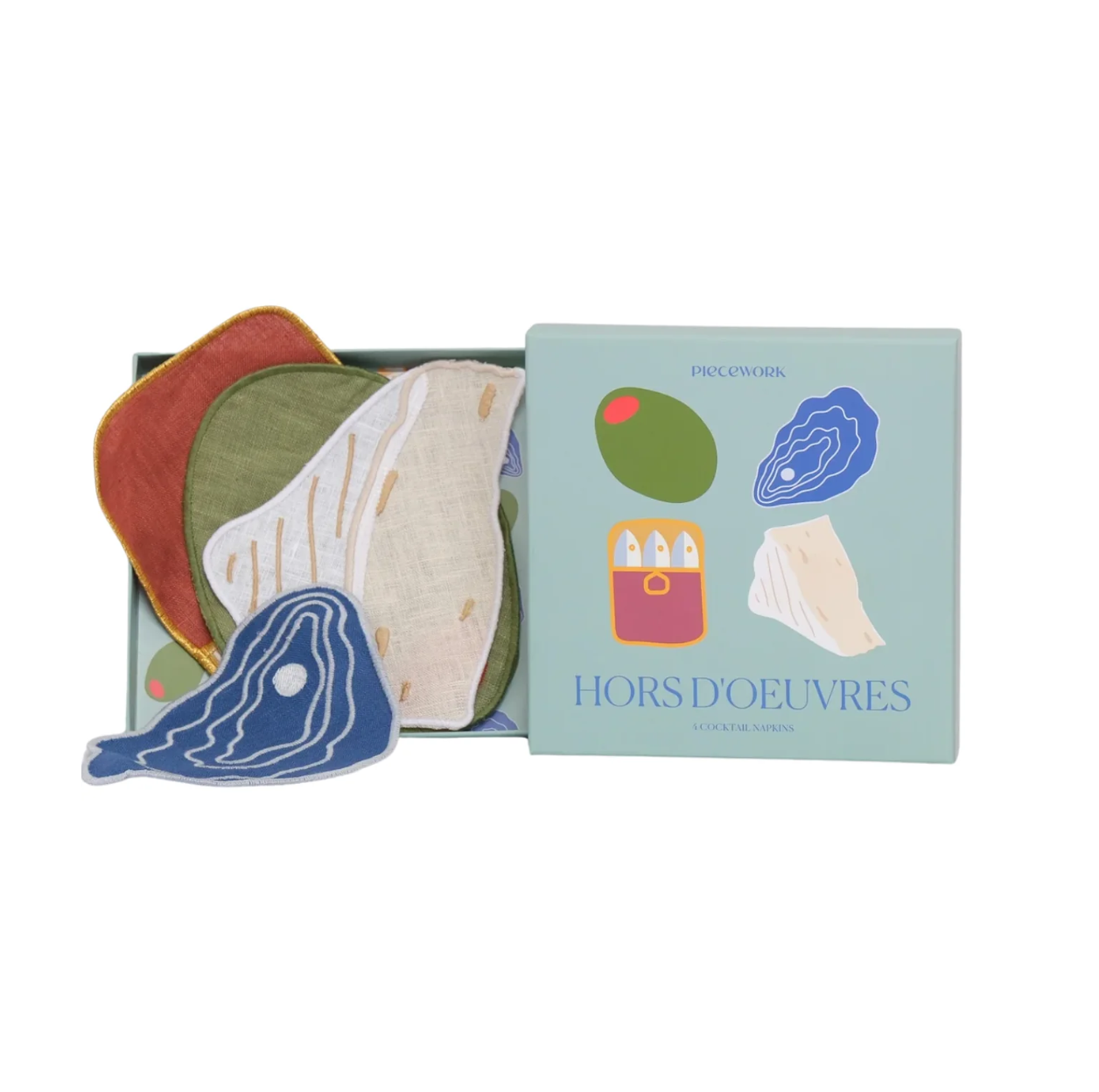 Hors D'oeuvres Cocktail Napkins S/4