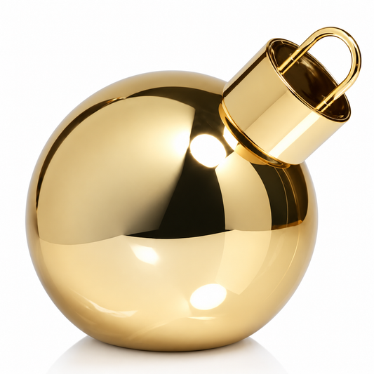 Led Gold Glass Balls