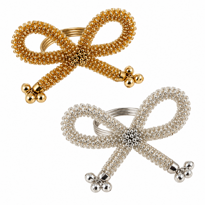 Christmas Bow Napkin Rings