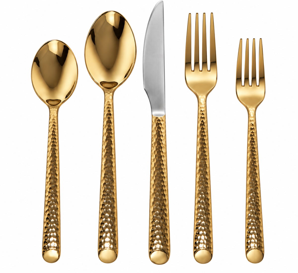 Anna Gold 20 Piece Flatware | Details Panamá
