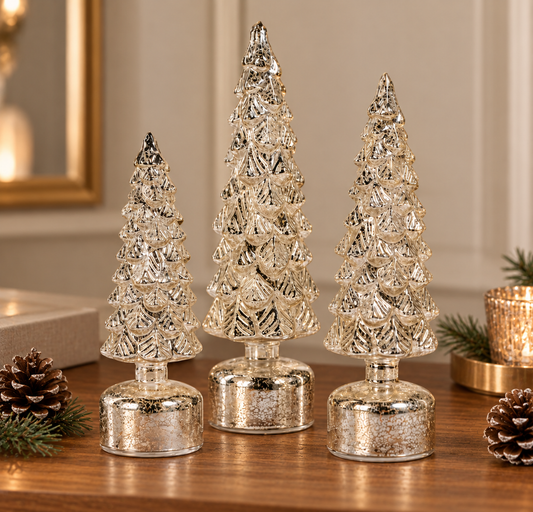 Mountain Pine Rotating Led Trees