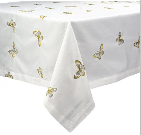 Metalic Butterfly Tablecloth