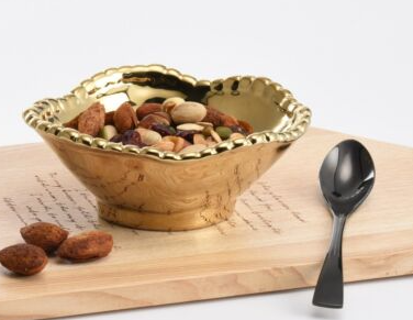 CER- Shiny Gold Snack Bowl