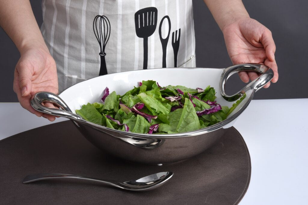 CER-White Medium Salad Bowl