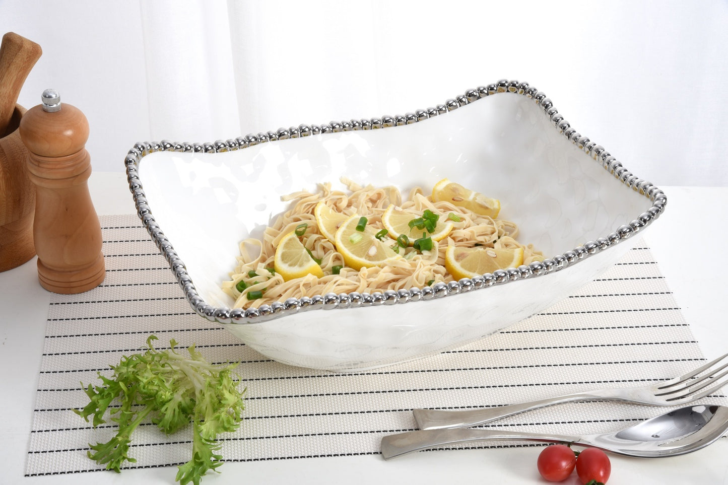 CER-White Deep Serving Bowl